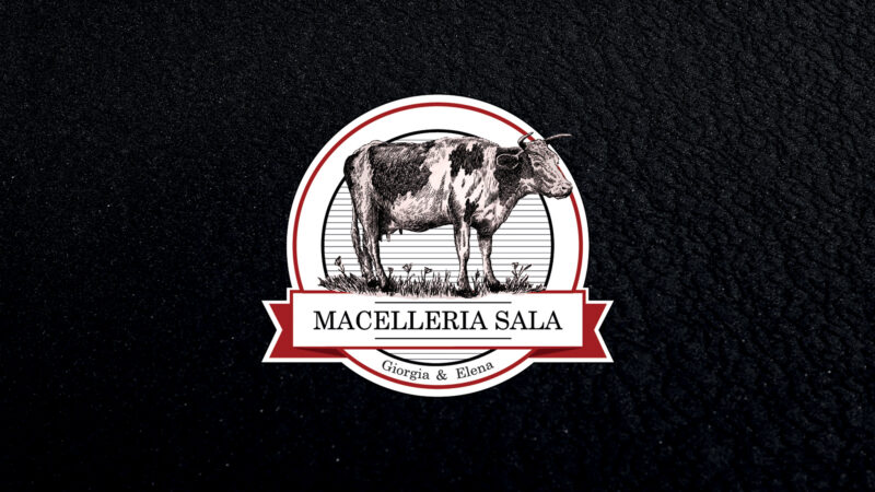 Progetto Restyling Design Logo e mockup realizzato da Interno undici Reggio Emilia per Macelleria Sala